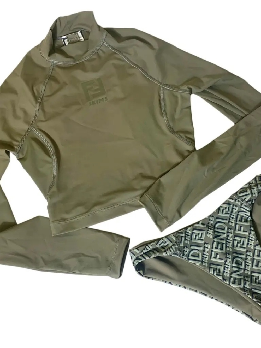 Fendi Skims Rashguard Bikini Set - Picture 3 of 9